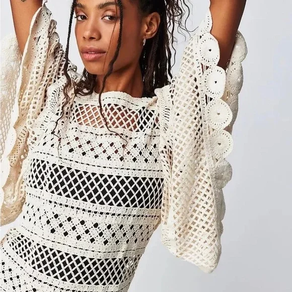 Free People Jen's Pirate Booty Zen Mini Dress Size XS/S. - Picture 3 of 4